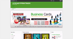 Desktop Screenshot of 123easyprinting.com